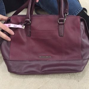 Tignanello plum color shoulder bag