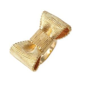 Kate Spade New York "all wrapped up" bow ring