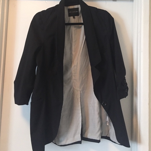 Long blue blazer