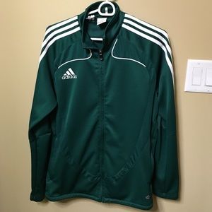 Green Adidas sports jacket