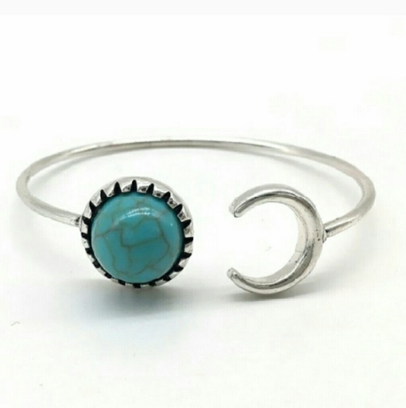 🆕Turquoise Boho Gypsy Cuff Bangle