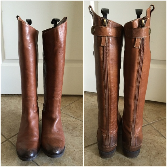 SOLD! Sam Edelman brown knee 'Penny' boots Sz 8 - Picture 2 of 3