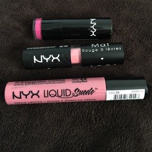 💖 NYX pink lipsticks bundle