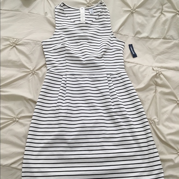 Old Navy Striped Flare Dress