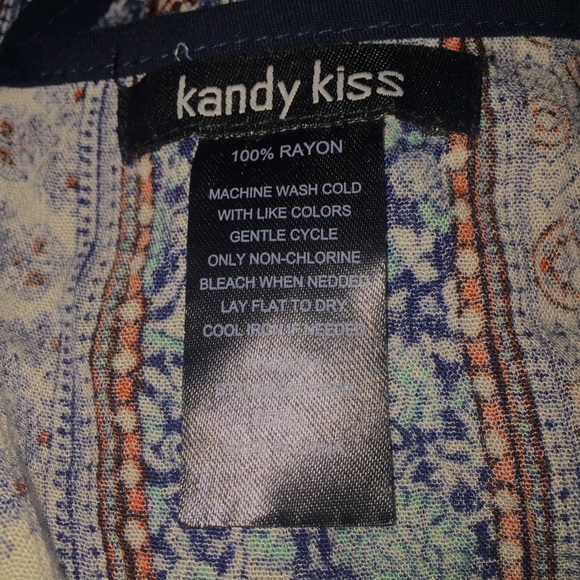 Kandy Kiss Dresses - Kandy Kiss Blue Tribal Tank Short Romper M NEW Kandy Kiss Dresses - Kandy Kiss Blue Tribal Tank Short Romper M NEW