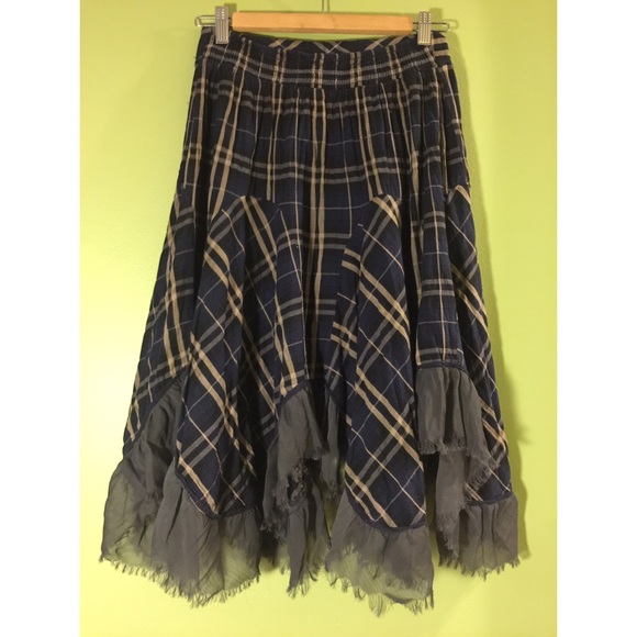 Free People Frayed Maxi Skirt