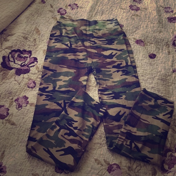 Camo Print Leggings