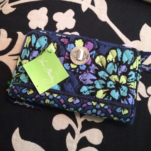 Vera Bradley turn-lock wallet