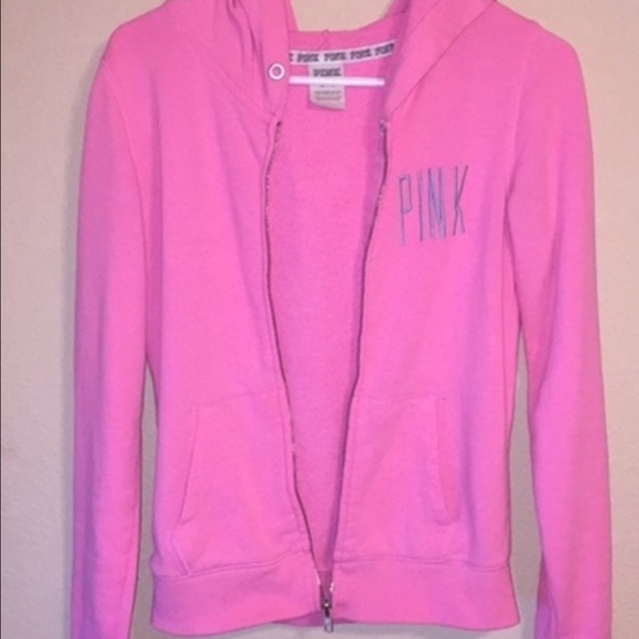Victoria's Secret pink full zip - Picture 1 of 2