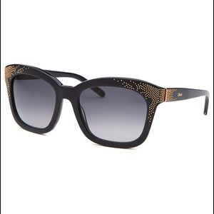 Chloe Square Dark Blue Sunglasses