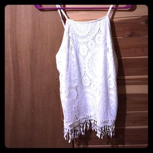 White tank top
