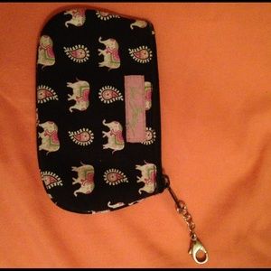 Vera Bradley Elephant Print Coin Purse