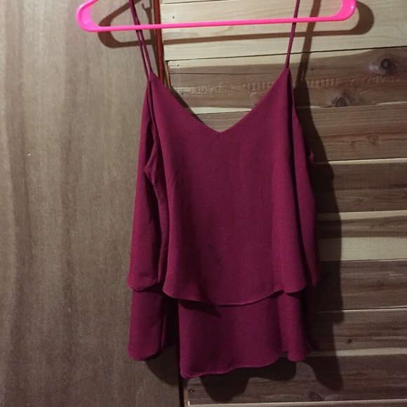 Crimson tank top