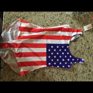 American flag bathing suit!