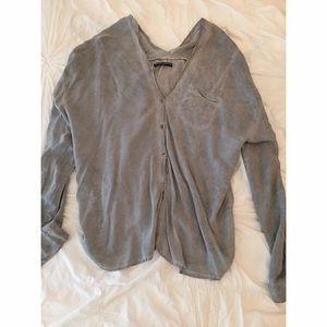 Brandy Melville button Up Slouchy Blouse