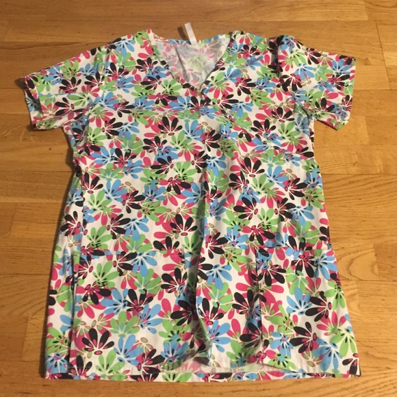 Women's scrub top - Picture 2 of 2