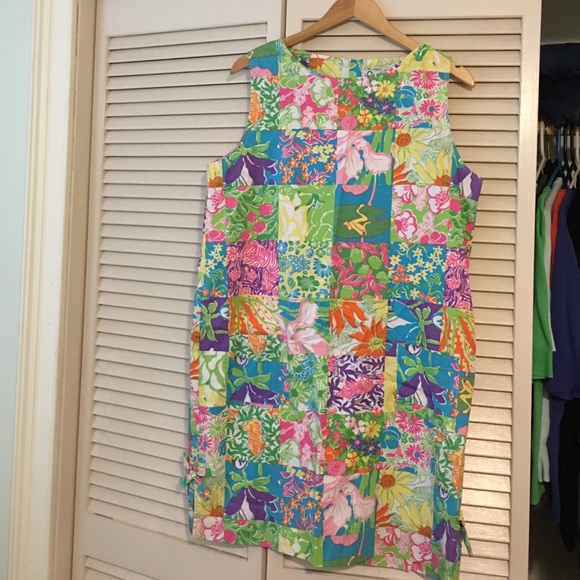 Lilly Pulitzer shift dress. Size 14
