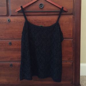 WHBM lace black camisole