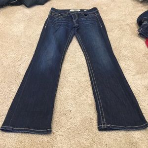 Worn once buckle jeans