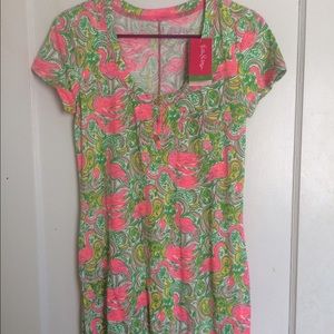 Lilly Pulitzer Britton dress flamingo