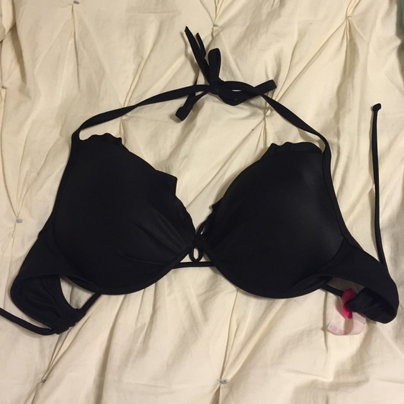 Black Push Up VS Swim top