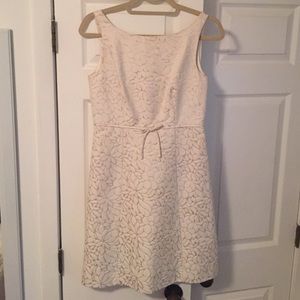 Cream Floral Dress