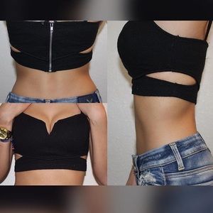 Cutout Crop Top
