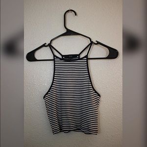 Striped crop top
