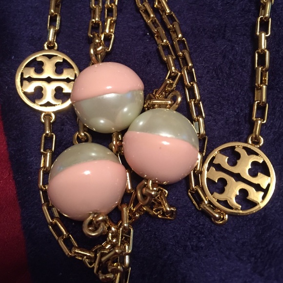 🆕Tory Burch Evie Chain Rosary necklace. NWT - Picture 5 of 6