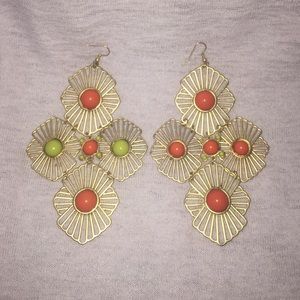 Gold Statement Earrings