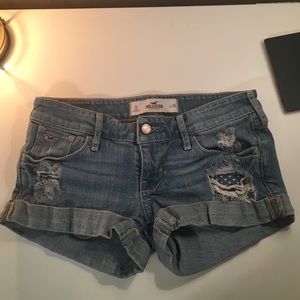 Hollister shorts. No longer fit.