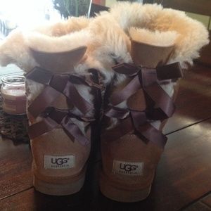 Bailey Bow Uggs-.Worn a few times