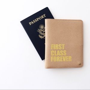 "First Class Forever" Passport Cover