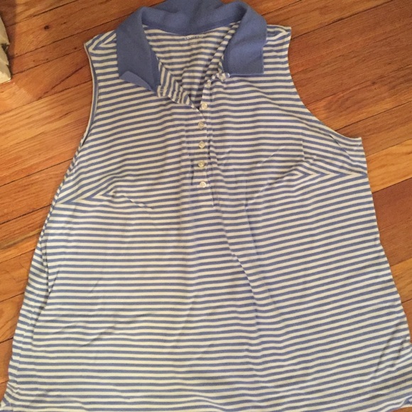 sleeveless golf polo