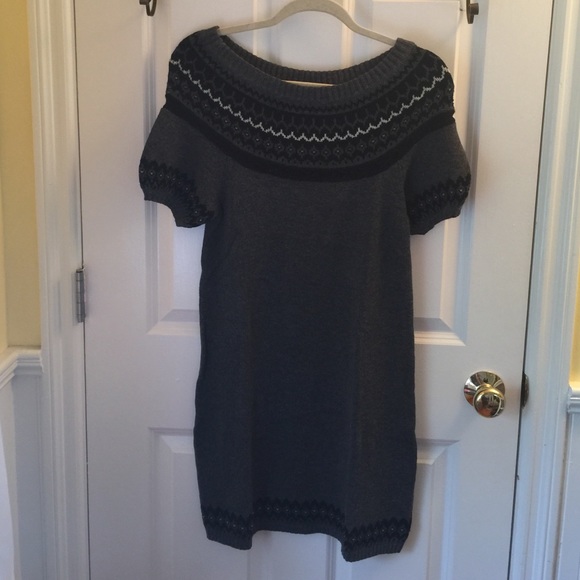 BCBG Short Sleeve Sweater Dress