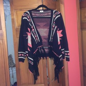 Aztec print sweater