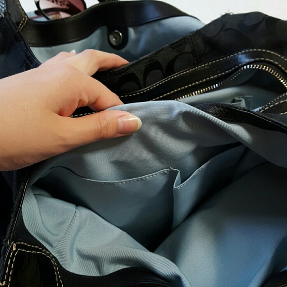 Black Coach Purse - Picture 2 of 4