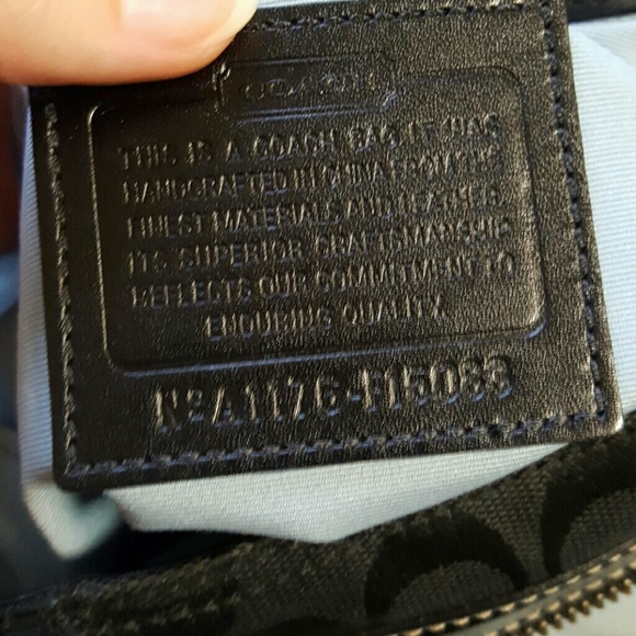 Black Coach Purse - Picture 3 of 4