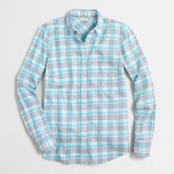 J.Crew Factory BUTTON-DOWN SHIRT IN FLANNEL, L