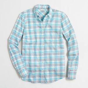 J.Crew Factory BUTTON-DOWN SHIRT IN FLANNEL, L