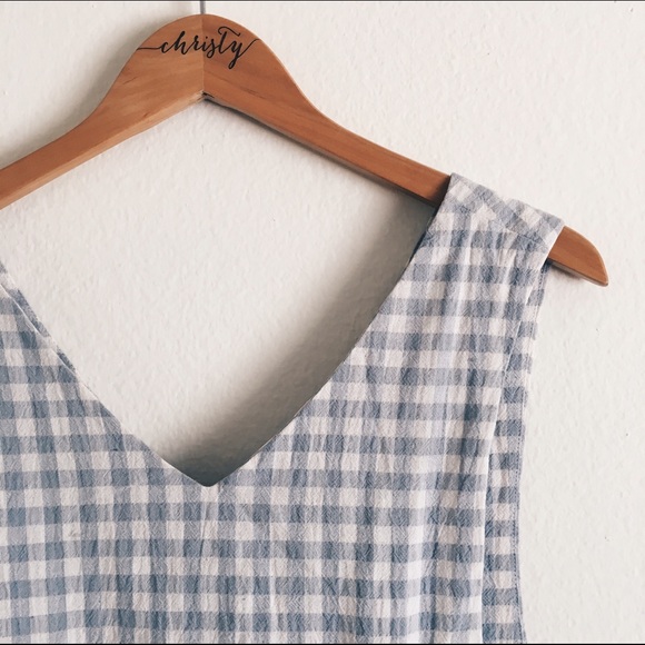 Gingham cotton dress!