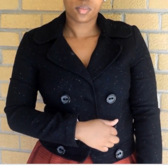 Charlotte Russe cropped Peacoat - Picture 2 of 3