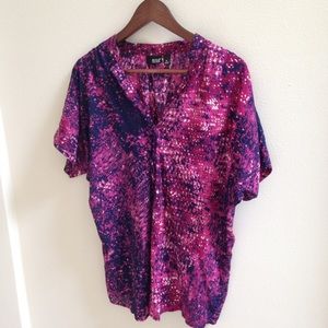 A.N.A Galaxy Print Blouse