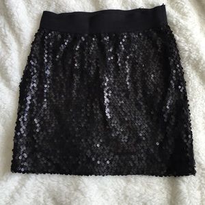 sequin skirt