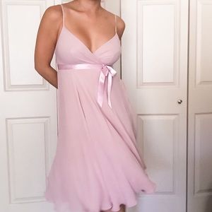 Baby pink babydoll Express dress. ADORABLE.