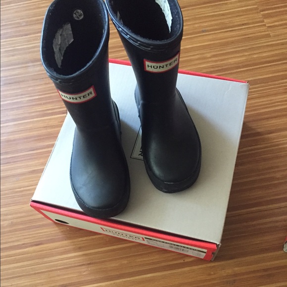 Toddler Hunter boots size 7 (BUNDLE)