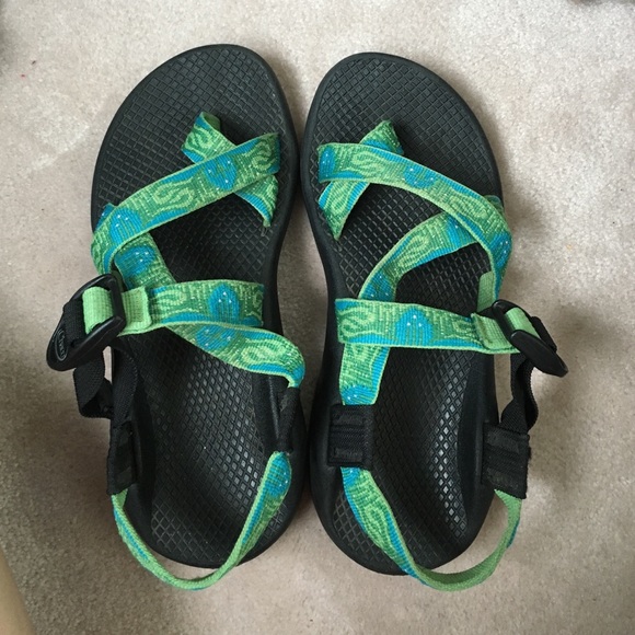Green and Blue Chacos! W6