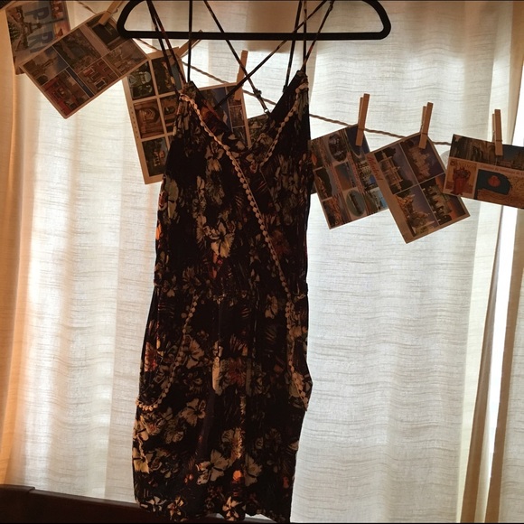 Beachy Navy Floral Romper from Target