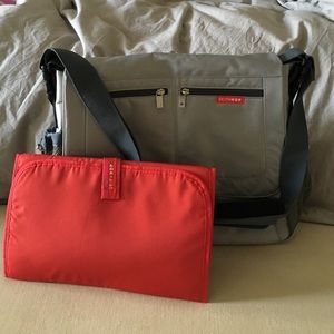 SkipHop Via Tech Messenger Diaper Bag