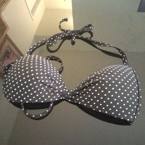 Polka dot bikini top